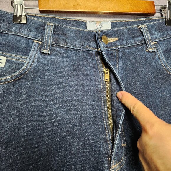 Tyndale FR Jeans Mens 38x33 Blue Arc Rated Flame Resistant Workwear USA Denim - Picture 10 of 16